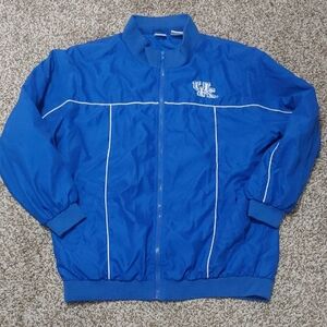 VTG University Of Kentucky Jacket Men's UK Full Zip Windbreaker Size M